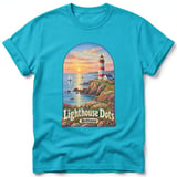 Lighthouse Dots ~ Comfort Colors Premium Tee thumbnail 5