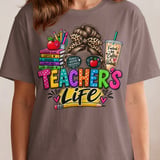 Teacher's Life Messy Bun Tee thumbnail 10