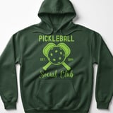 Pickleball Gildan Fleece Hoodie, Pickleball Est. 1984 Social Club, Court Pullover thumbnail 5