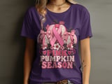 Pink Pumpkin Season Faux Patchwork Tee thumbnail 16