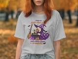 Witch Goose T-Shirt, Stir the Pot, Halloween Shirt, Funny Goose Tee, Spooky Season Apparel, Cute Witchy Design thumbnail 7