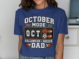 October Mode Halloween Soccer Dad Tee thumbnail 4
