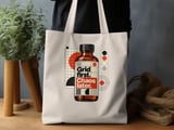 Grid First Chaos Later Tote Bag thumbnail 3