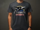 E-2 Hawkeye Shirt, Naval Aviation T-Shirt, Guardians of the Fleet Military Aircraft Tee, Veteran Aviator Gift, Pilot Graphic T-Shirt thumbnail 6
