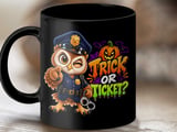 Trick Or Ticket Police Owl Mug thumbnail 9