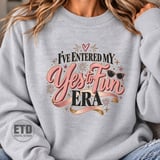 Yes to Fun Era PNG, Retro In My Era Sublimation Design, Trendy Girls Trip Clipart, Fun Bachelorette Weekend Graphic T-Shirt PNG thumbnail 20