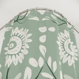 Sage Green Floral Shower Curtain and Bath Mat Set, Folk Art Botanical Flower Bathroom Decor, Cottagecore Farmhouse Boho Bath Set Gift thumbnail 4