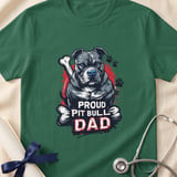 Proud Pit Bull Dad Tee | Pit Bull Dad Shirt | Pittie Dad Gift | Dog Dad Apparel thumbnail 10