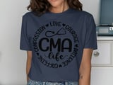 CMA Life Stethoscope Graphic Tee thumbnail 9
