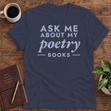 Ask Me About My Poetry Books Softstyle Tee thumbnail 6