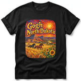 Gogh North Dakota ~ Comfort Colors Premium Tee thumbnail 2
