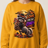 Randy the Raccoon Halloween Candy Sweatshirt thumbnail 2