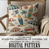 Coastal Surf Vintage Digital Design Size Bundle Png thumbnail 5