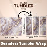 Purple Gold Marble Tumbler Design, Digital Paper, Watercolor Background, Floral Scrapbook, Junk Journal, Printable Tumbler Png, Digital thumbnail 7