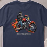 Road Reaper "Full Throttle" Vintage Biker T-Shirt thumbnail 13