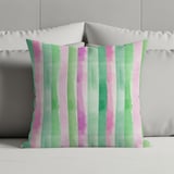 Striped Throw Blanket and Pillow: Watercolor Wash, Soft Cozy Gifts for Home  thumbnail 3