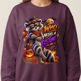 Randy the Raccoon Halloween Sweatshirt thumbnail 15
