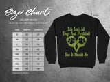 Pickleball Gildan Crewneck Sweatshirt, Life Isn't All Dogs And Pickleball But It Should Be, Court Warm Up thumbnail 11