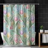 Digital Bundle Pattern, Floral Digital Paper, Seamless Floral Pattern, Watercolor Flower Pattern, Tulips, Daisies Digital, Commercial Use thumbnail 12