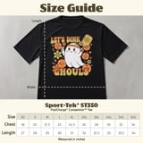 Pickleball Sport-Tek Performance Tee, Let's Dink Ghouls, Spooky Retro Fall Open Play Court Apparel thumbnail 11