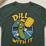 Pickleball Sport-Tek Performance Tee, Dill With It, Breathable Moisture-Wicking Court Apparel thumbnail 5
