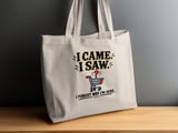 I Came I Saw Tote Bag thumbnail 2