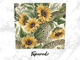 Sunflower Leopard 20oz Tumbler Wrap PNG, Floral Animal Print Tumbler Design, Digital Download Tumbler Design, Sublimation Tumbler Design thumbnail 5