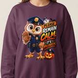 Halloween Officer Hoot the Owl Sweatshirt thumbnail 13