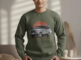 Wood Steel Soul T-Shirt, Classic Car, Vintage Wagon, Retro Automotive Tee, Grand Wagoneer Shirt, Offroad Vehicle Shirt, Car Lover Gift thumbnail 3