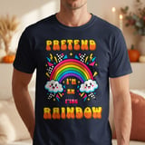 Pretend I'm An F'ing Rainbow Tee thumbnail 4