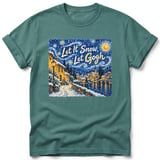 Let It Snow, Let Gogh ~ Comfort Colors Premium Tee thumbnail 8