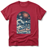 Firework Wave ~ Comfort Colors Premium Tee thumbnail 2