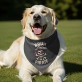 Bruh I'm a Pirate Funny Skull Graphic Novelty Art, Retro Meme Pirate Skull and Crossbones Design, Sarcastic Humor Gift for Gamer Friends thumbnail 1