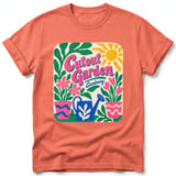 Cutout Garden ~ Comfort Colors Premium Tee thumbnail 4