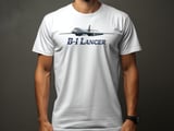 B-1 Lancer T-Shirt, Supersonic Military Bomber Aircraft Tee, Cool Aviation Pilot Shirt, Graphic AvGeek Apparel Gift for Him thumbnail 2