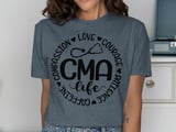 CMA Life Stethoscope Graphic Tee thumbnail 11