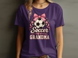 Soccer Grandma Bow Tee or Sweatshirt thumbnail 13