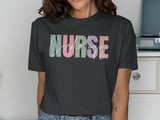 Cardiology Nurse Pastel Graphic Tee thumbnail 13