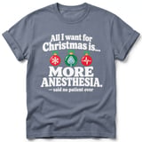 More Anesthesia Christmas Tee thumbnail 4