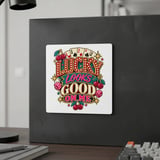 Lucky Looks Good On Me Retro Magnet thumbnail 7