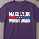 Make Lying Wrong Again T-Shirt thumbnail 2
