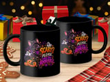 Scary Please Im Adorable Black Cat Mug thumbnail 3