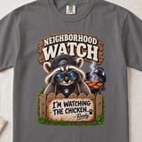 Neighborhood Watch Raccoon Tee thumbnail 1