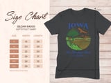 Iowa The Hawkeye State Est. 1846 T-Shirt thumbnail 14