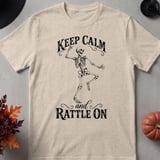 Keep Calm and Rattle On Tee thumbnail 5