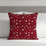 Ret Snowflake Throw Blanket and Pillow: Winter Home Decor  thumbnail 6