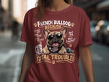 French Bulldog Total Trouble Tee thumbnail 6