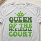 Pickleball Sport-Tek Performance Tee, Queen of the Pickleball Court, Court Apparel thumbnail 10