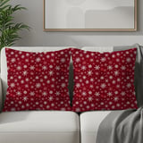Ret Snowflake Throw Blanket and Pillow: Winter Home Decor  thumbnail 11