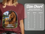 Horse And Dog Best Friends Tee thumbnail 8
